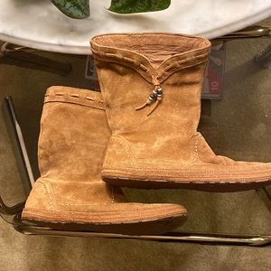 Ugg moccasins soft suede boots 1005453